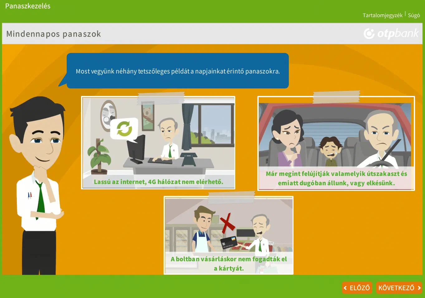 OTP Bank e-learning tananyag